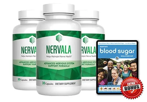 Nervala Premium Nerve Support Supplement - 3 Bottles